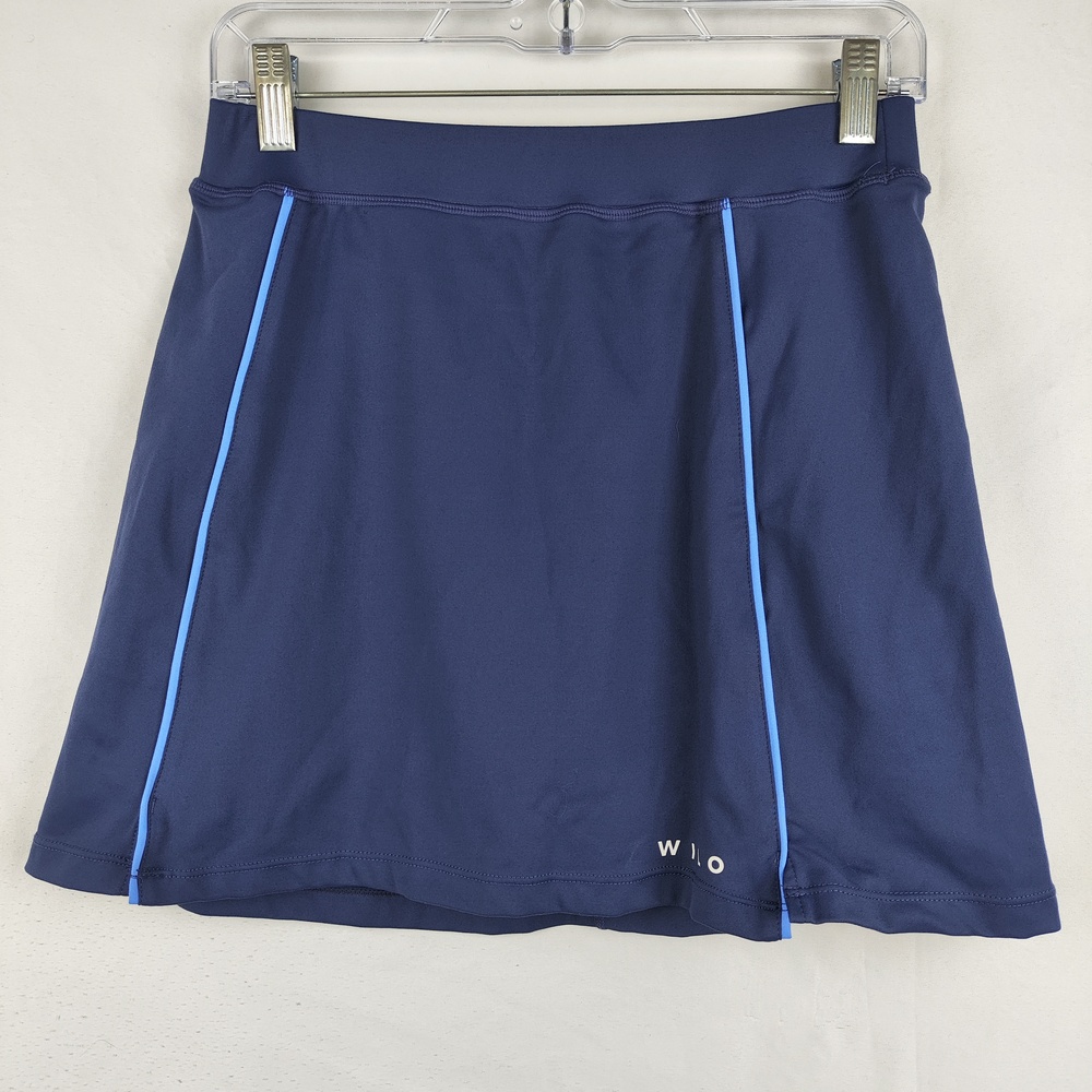 Wilo The Label Skort Womens Medium Blue Athletic Tennis Lined Shorts Stretch